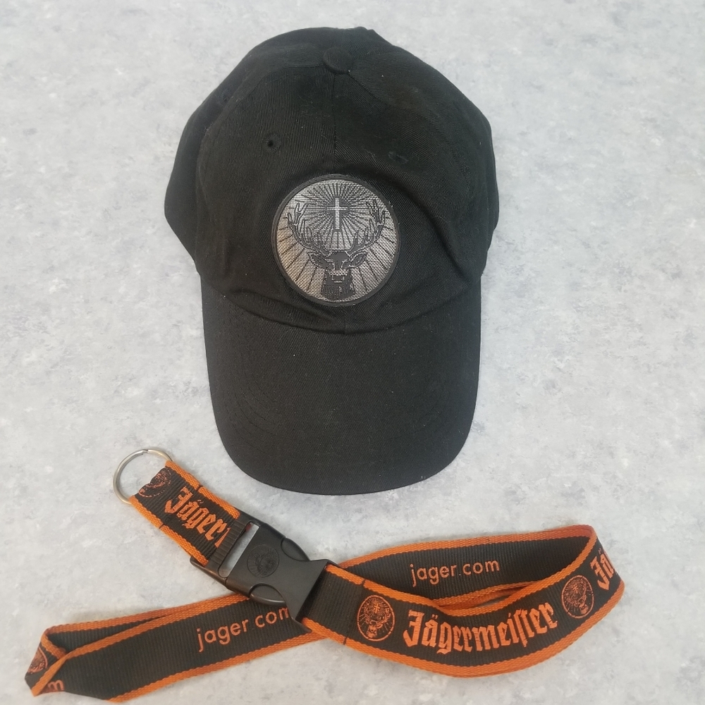 Jager hat and lanyard excellent condition